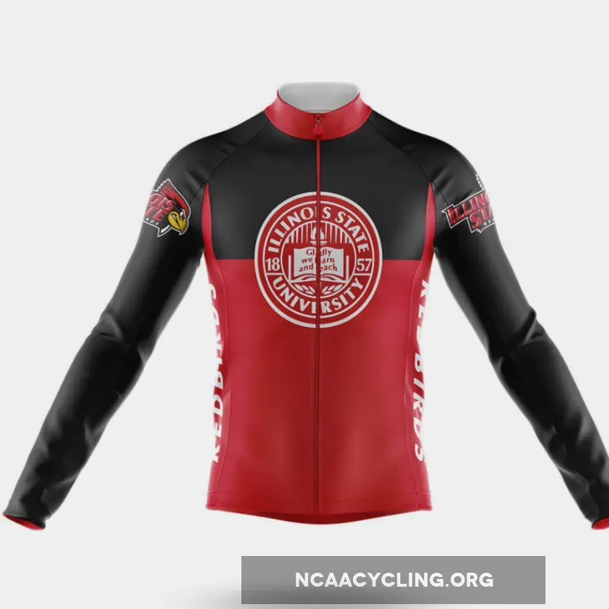 Illinois State University Long Sleeve Cycling Jersey Ver.2