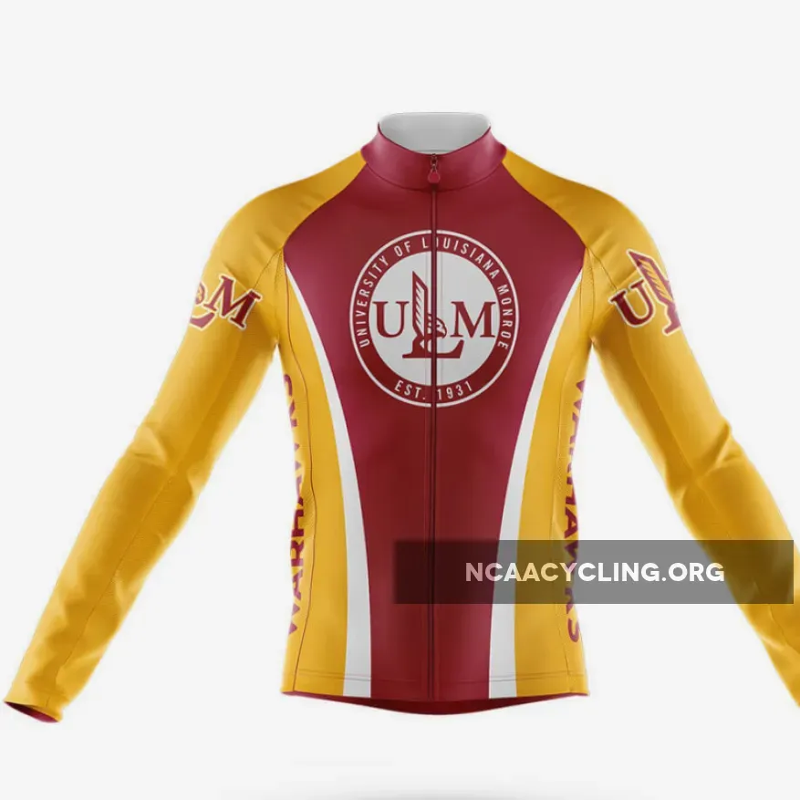 University of Louisiana Monroe Long Sleeve Cycling Jersey