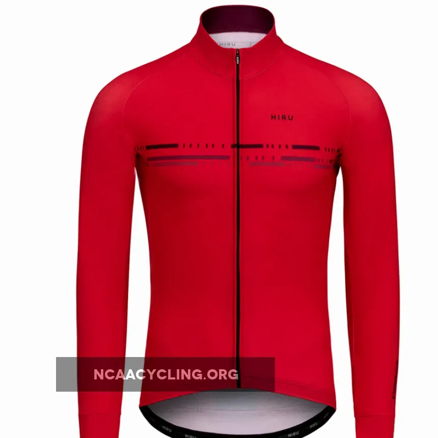 Hiru Advanced Thermal Long Sleeve Jersey - Red MOB11W Online