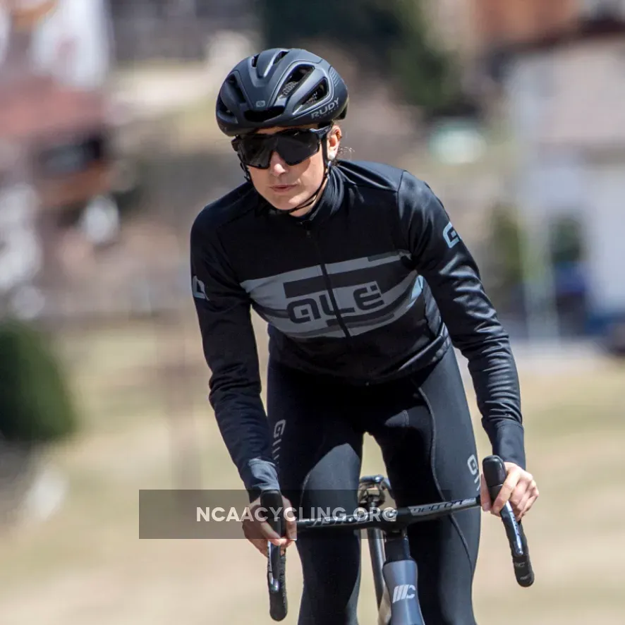 Ale Solid Borealis Long Sleeve Woman Jersey - Black L23045401-01 Outlet