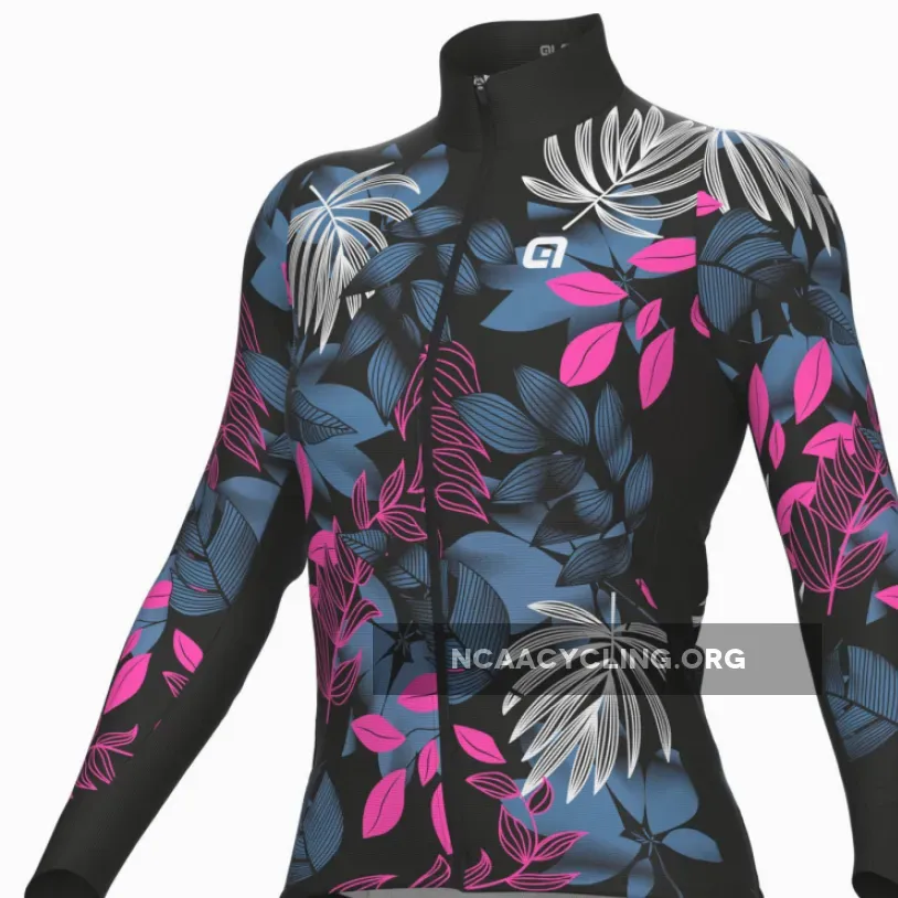 Ale PRR Green Garden Long Sleeve Woman Jersey - Black L23035401-01 Online