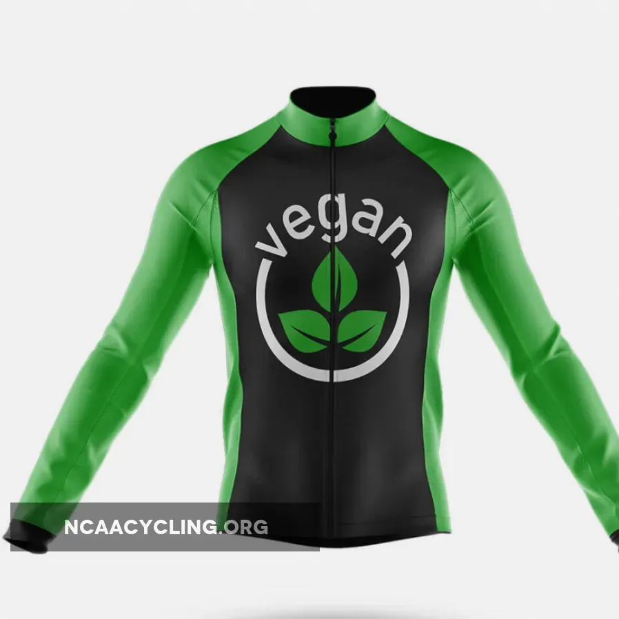 Vegan Sign - Men's Cycling Kit / Long Sleeve Jersey