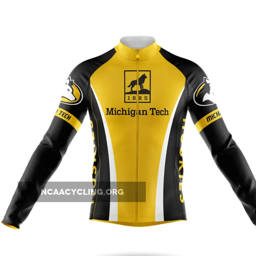 Michigan Technological University Long Sleeve Cycling Jersey Only