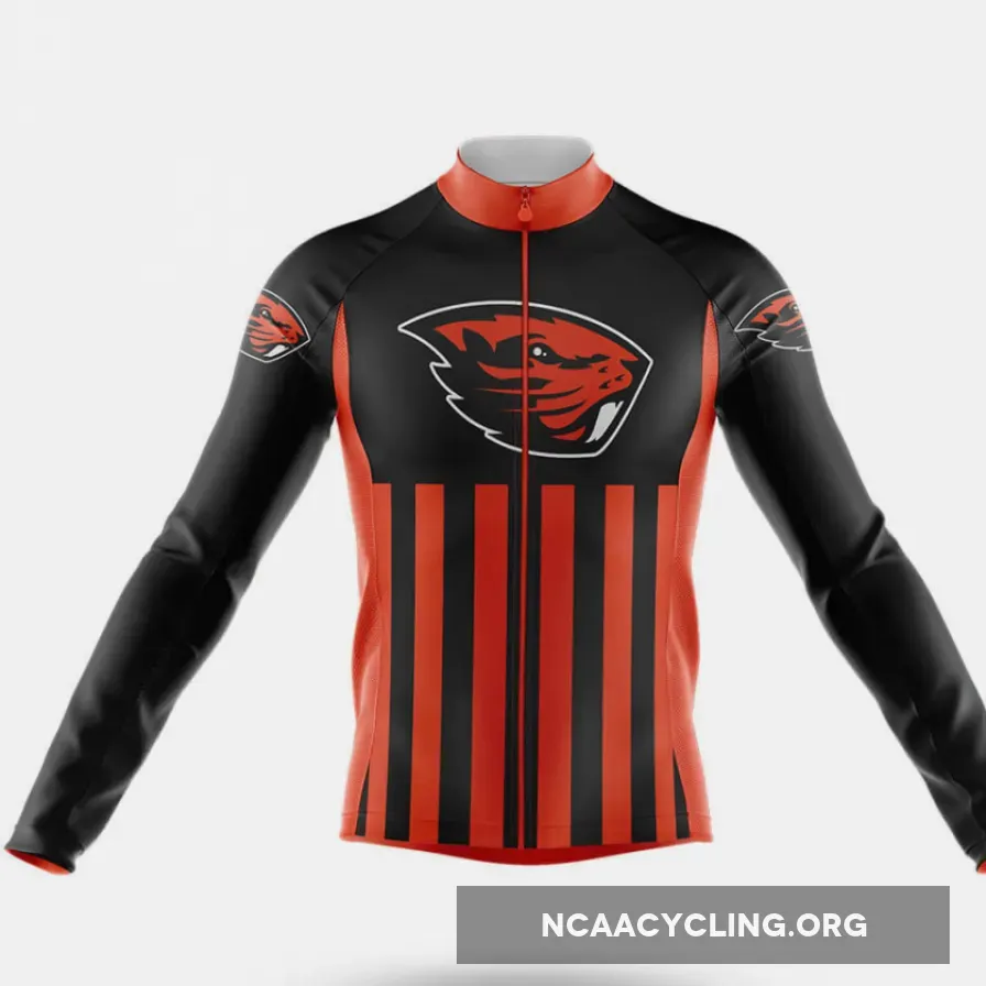 Oregon State University USA Long Sleeve Cycling Jersey