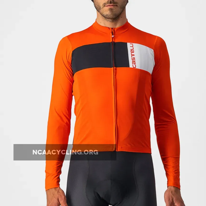 Castelli Prologo 7 Long Sleeves Jersey - Black 4522024-656 For Sale