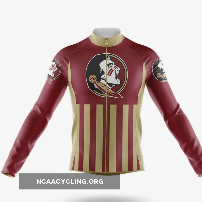 Florida State University USA Long Sleeve Cycling Jersey