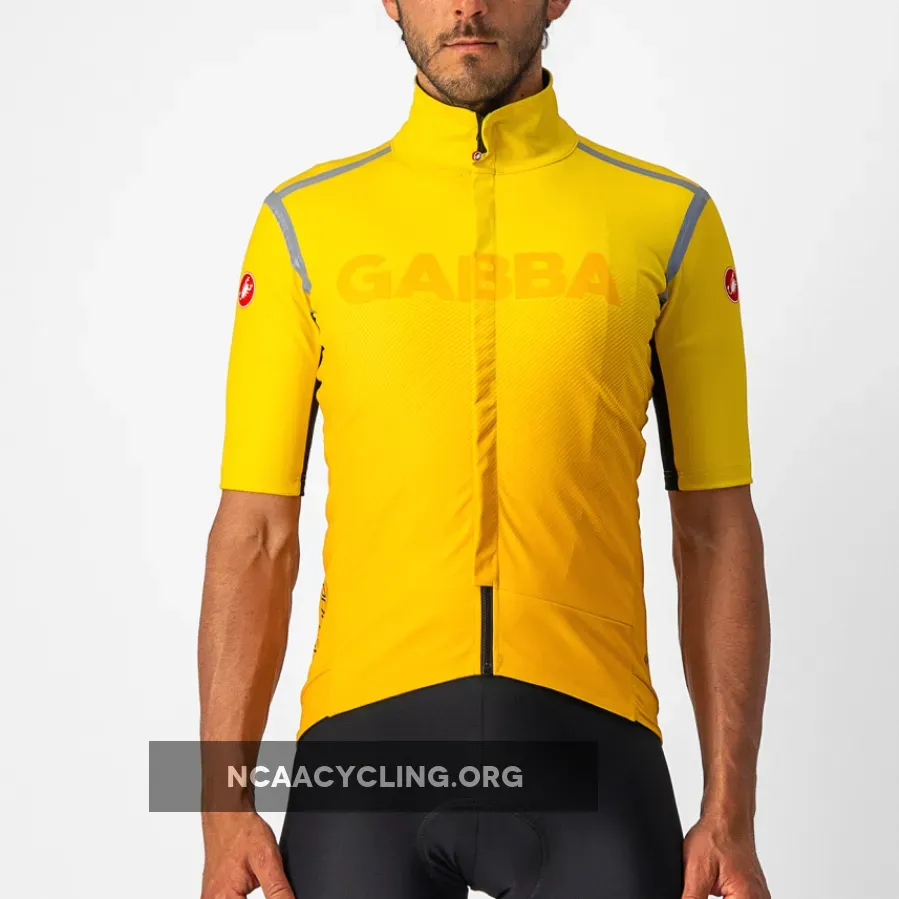 Castelli Gabba RoS Special Edition Jersey - Yellow 4522088-730 Online