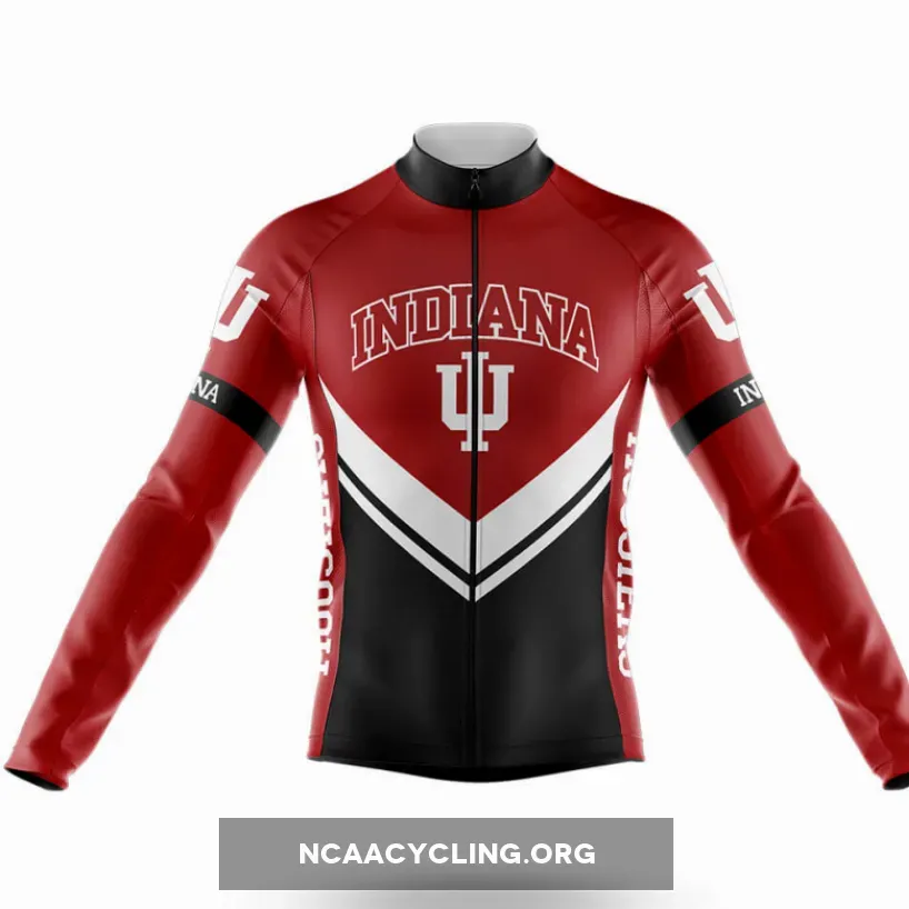 Indiana University Bloomington Long Sleeve Cycling Jersey Ver.3