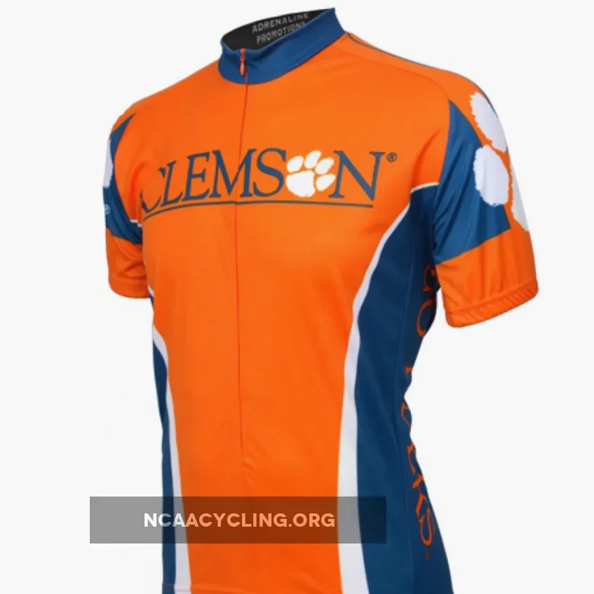 NCAA Clemson University TIGERS Orange Cycling Jerseys