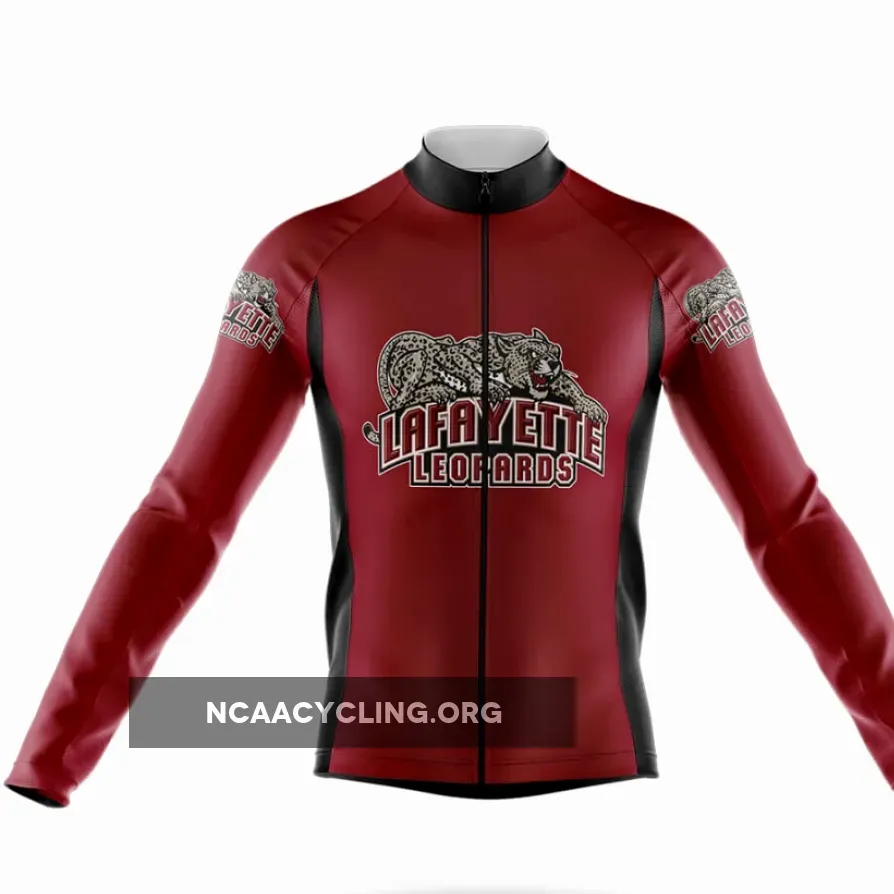 Lafayette Leopards Long Sleeve Cycling Jersey Only For Sale