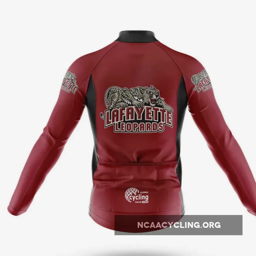 Lafayette Leopards Long Sleeve Cycling Jersey Only For Sale