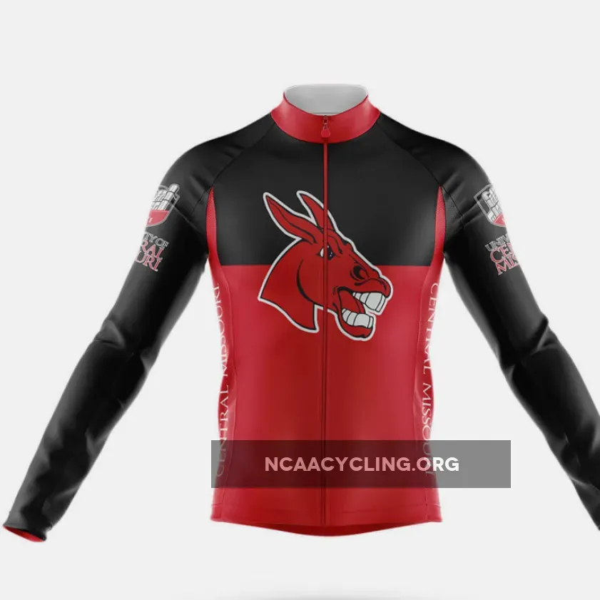 University of Central Missouri V2 Long Sleeve Cycling Jersey Only