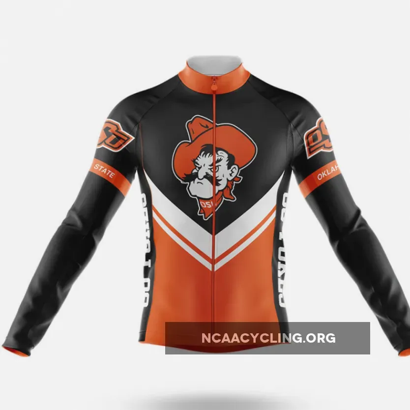 Oklahoma State University V3 Long Sleeve Cycling Jersey Only