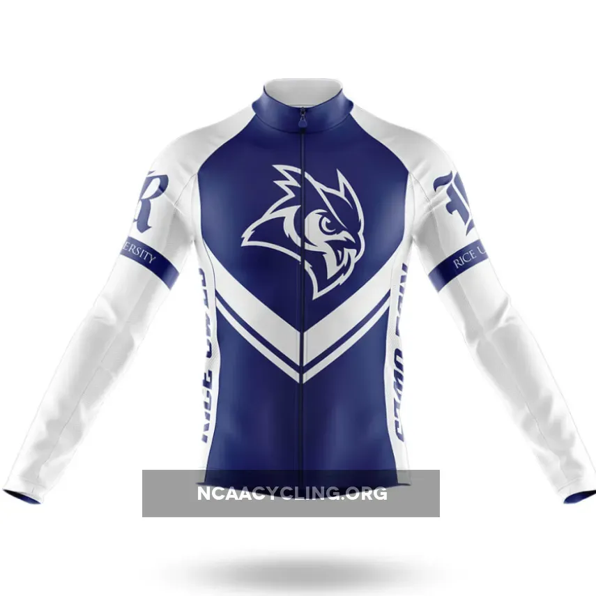 Rice University Long Sleeve Cycling Jersey Ver.3 For Sale