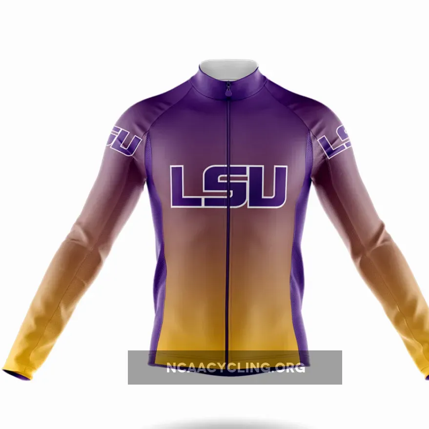 LSU Tigers Gradient Long Sleeve Cycling Jersey Only