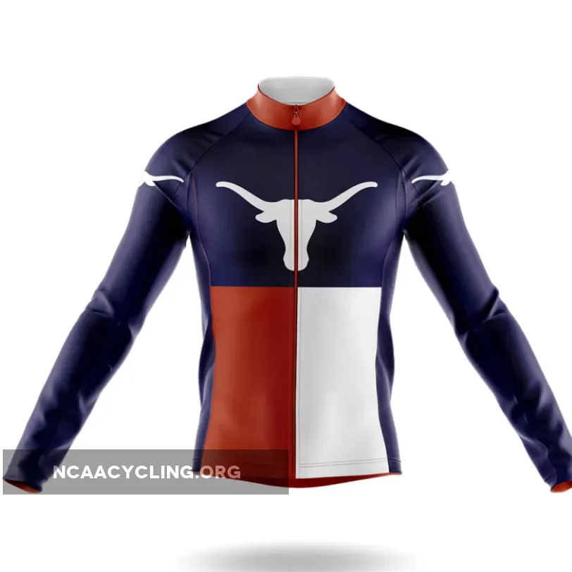 University of Texas Austin TX Long Sleeve Cycling Jersey