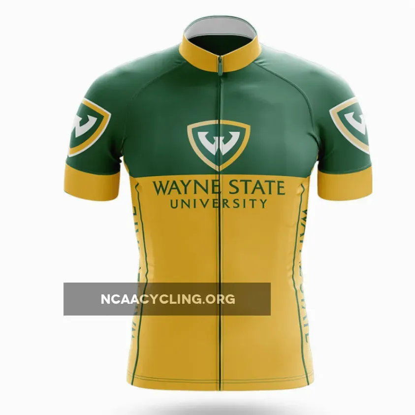 Wayne State University Cycling Jersey Ver.2 For Sale