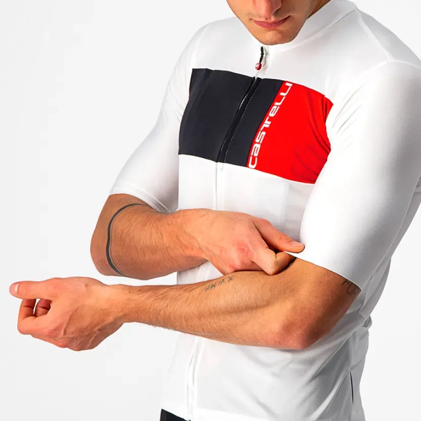 Castelli Prologo 7 jersey - White - castelli prologo 7