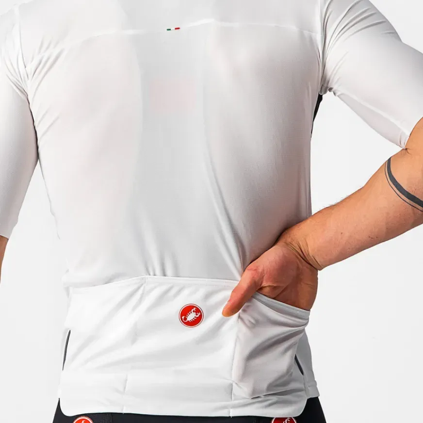 Castelli Prologo 7 jersey - White - castelli prologo 7