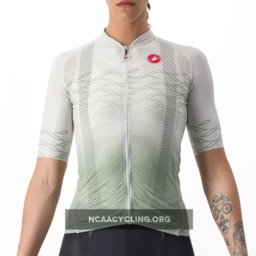 Castelli Climber's 2.0 Woman Jersey - White Green 4523037-097-S New Releases