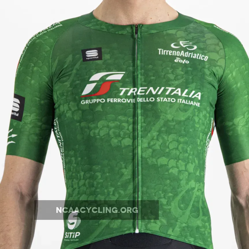 Tirreno Adriatico Jersey - Green 5422027-004 Online