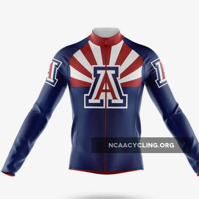 University of Arizona AZ Long Sleeve Cycling Jersey Only