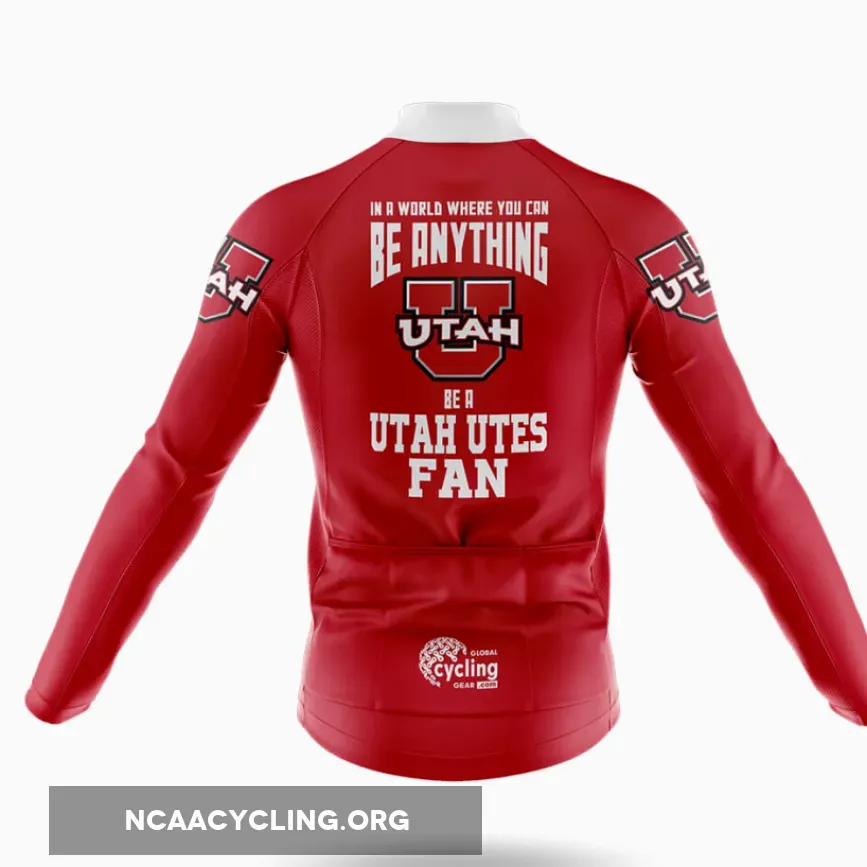 Utah Utes Fan Long Sleeve Cycling Jersey Only New Releases