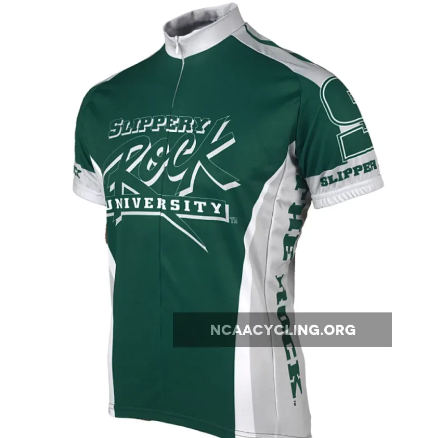 Rockys Slippery Rock NCAA The Rock, SRU Slippery Rock University of Pennsylvania Cycling Jerseys