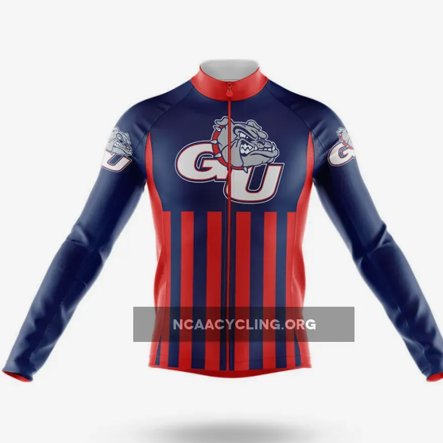 Gonzaga University USA Long Sleeve Cycling Jersey