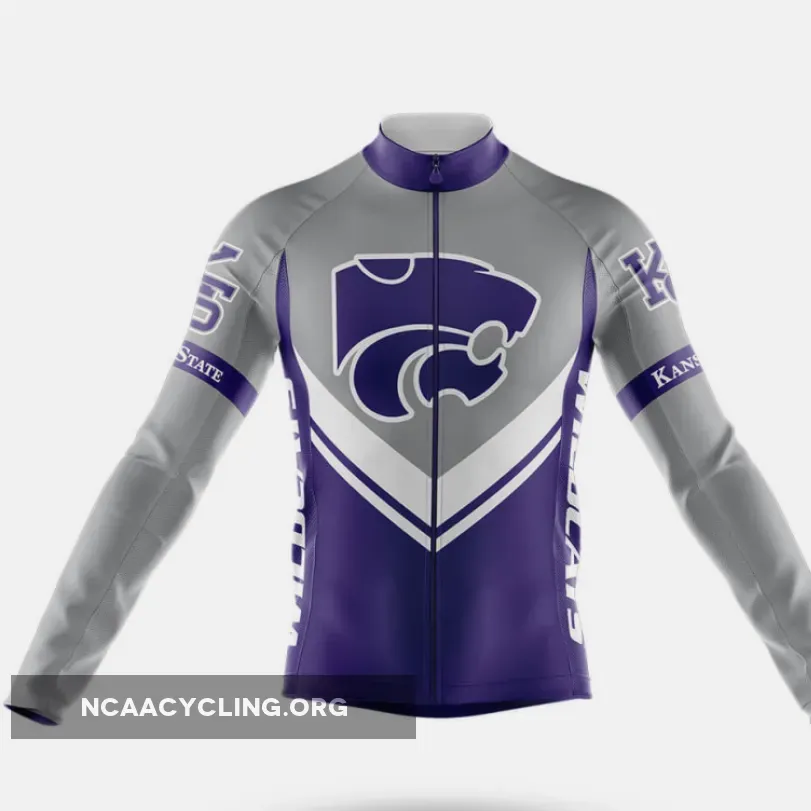 Kansas State University V3 Long Sleeve Cycling Jersey Only