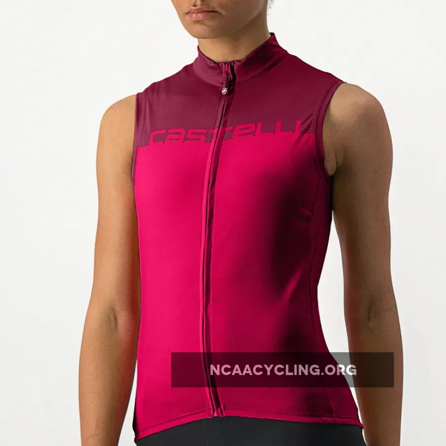 Castelli Velocissima Woman Sleeveless Jersey - Red 4522066-649-S New Releases