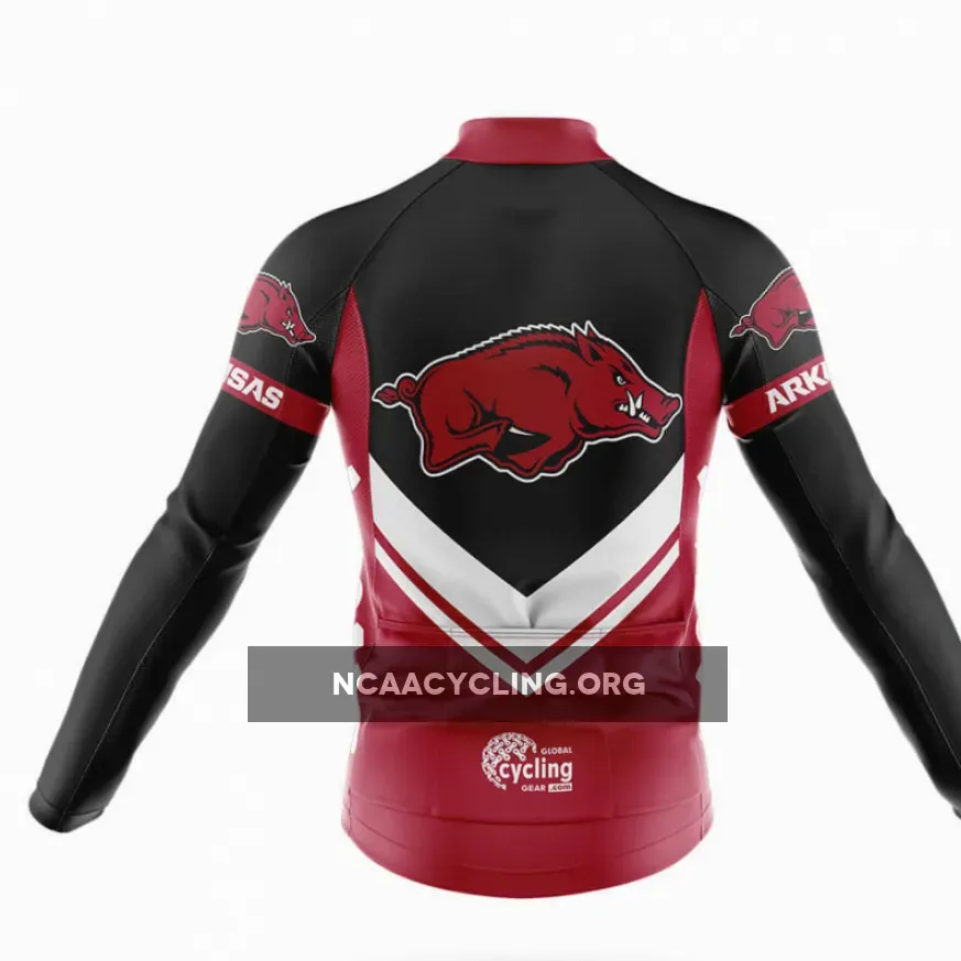 University of Arkansas Long Sleeve Cycling Jersey Ver.3 University of Arkansas Long Sleeve Cycling Jersey Ver.3