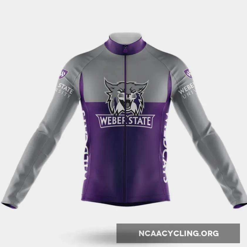 Weber State University Long Sleeve Cycling Jersey Ver.2 | WEBER STATE UNIVERSITY GEAR