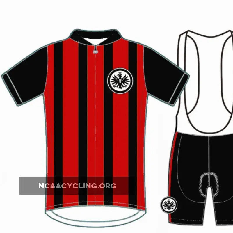 Eintracht Frankfurt Short Sleeve Cycling Jerseys and (bib) shorts