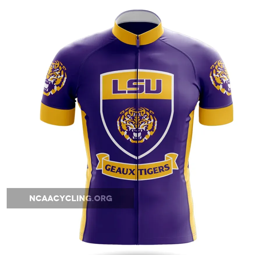 LSU Tigers Shield Cycling Jersey Restock