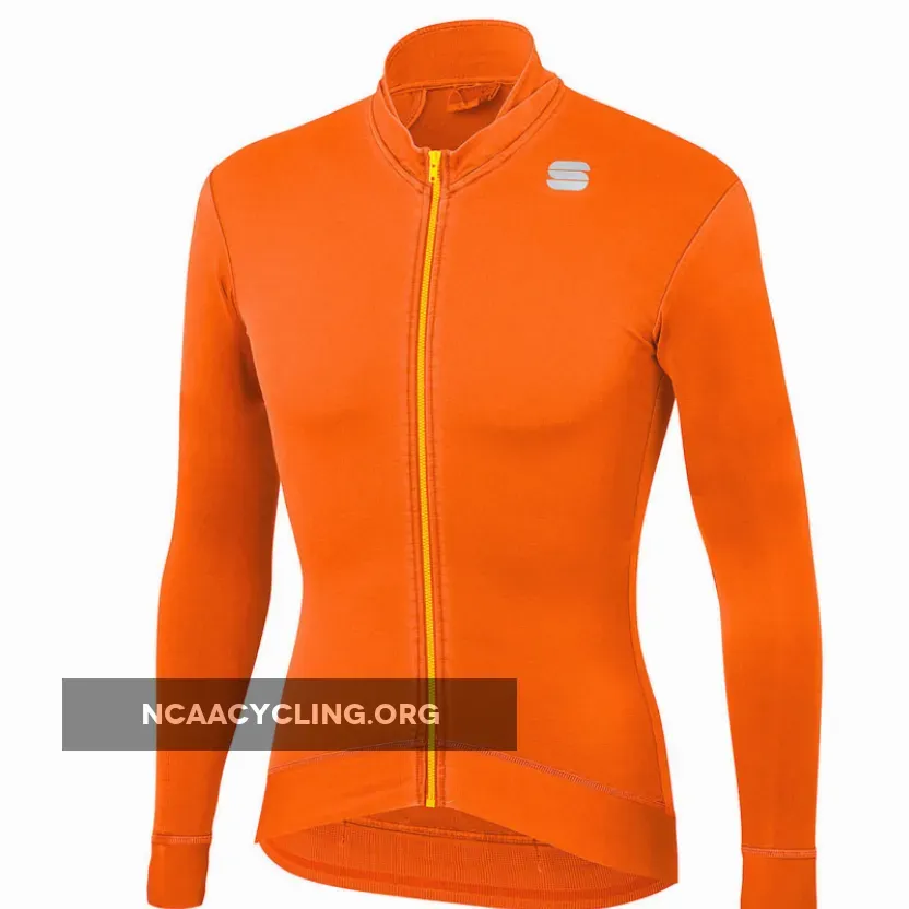 Sportful Monocrome Long Sleeve Jersey - Orange 1119522-701 Online