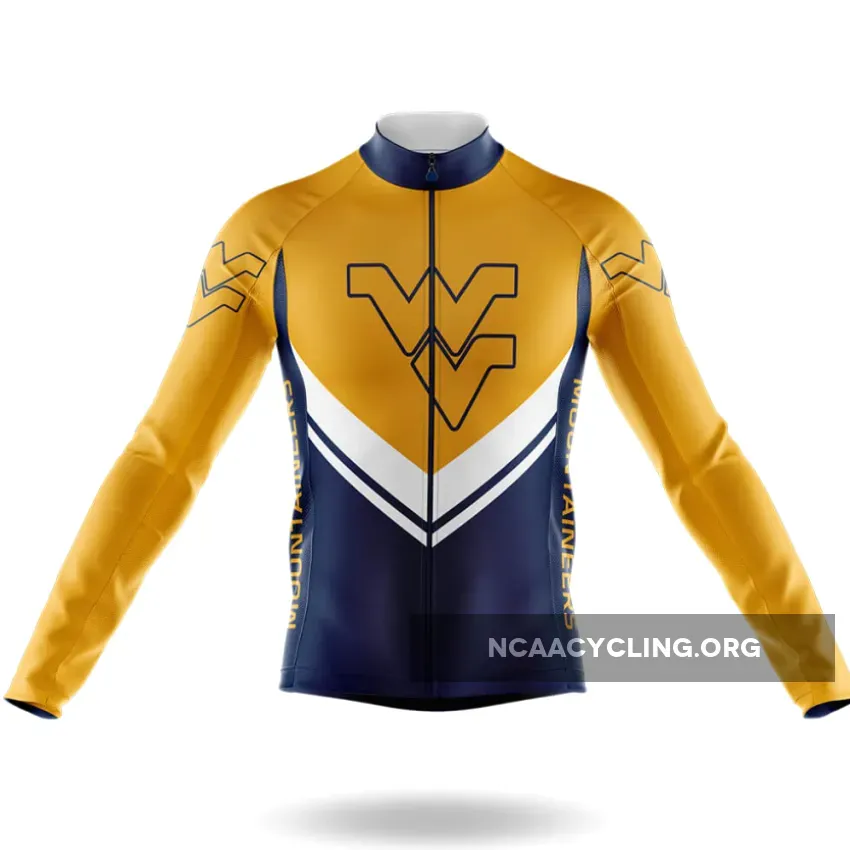 West Virginia University Long Sleeve Cycling Jersey Ver.3