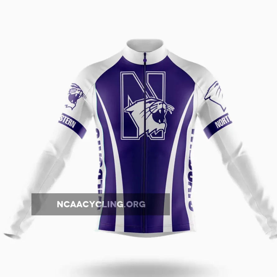Northwestern University Long Sleeve Cycling Jersey Restock