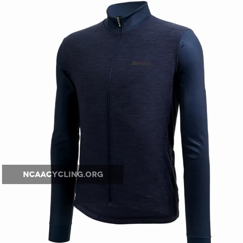 Santini Colore Puro Long Sleeve Jersey - Blue 3W216075RCOLORPURO-BLU-S Online