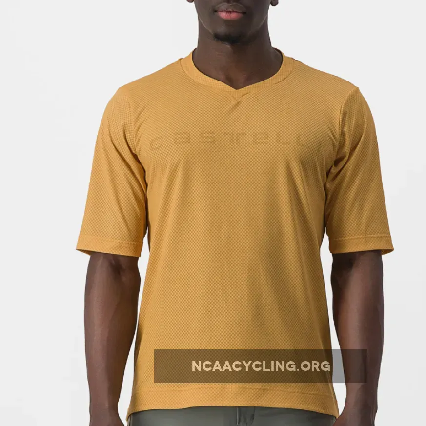 Castelli Trail Tech Tee 2 Jersey - Yellow 4523018-277-M For Sale