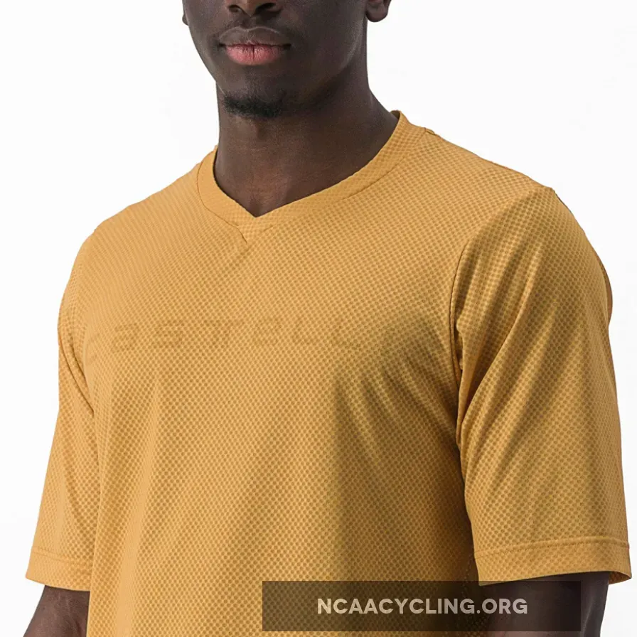 Castelli Trail Tech Tee 2 Jersey - Yellow 4523018-277-M For Sale