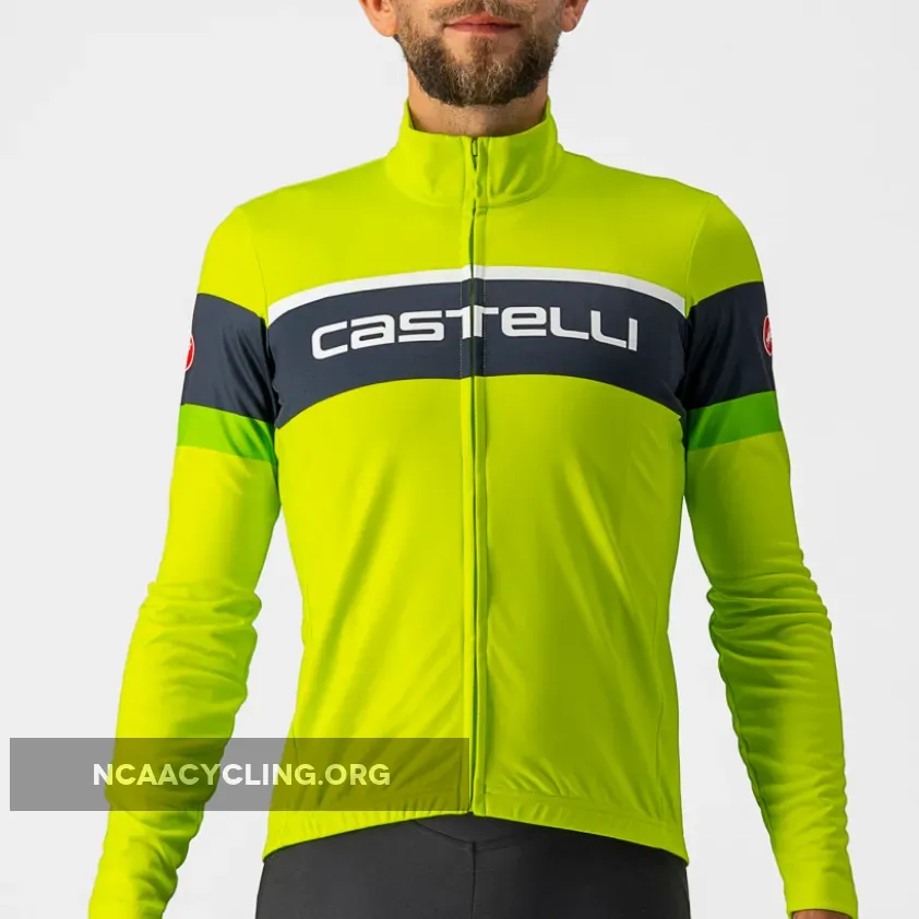 Castelli Passista Long Sleeves Jersey - Green 4522522-383-M For Sale
