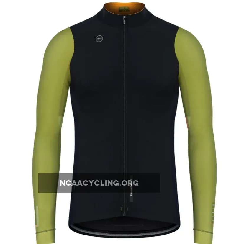 Gobik Cobble Blend Leaf Long Sleeves Jersey - Green 10-01-061-002-11 For Sale