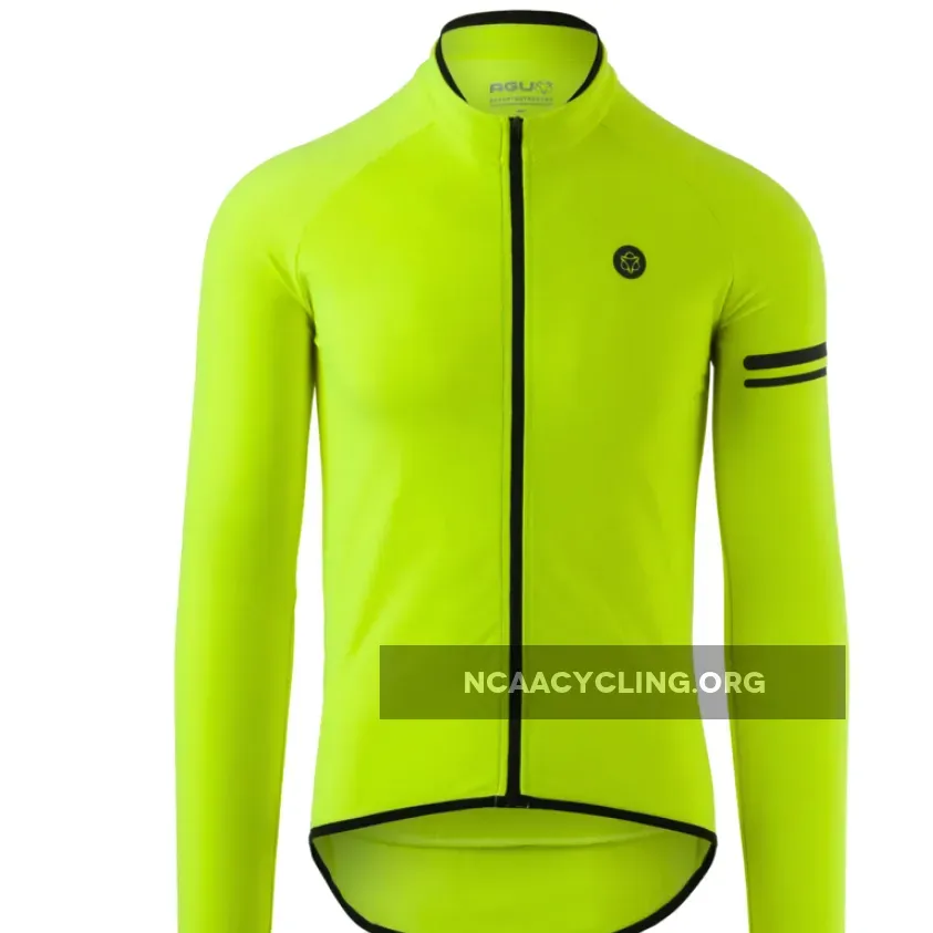 Agu Essential Thermo long sleeve jersey - Yellow #agu thermojacke