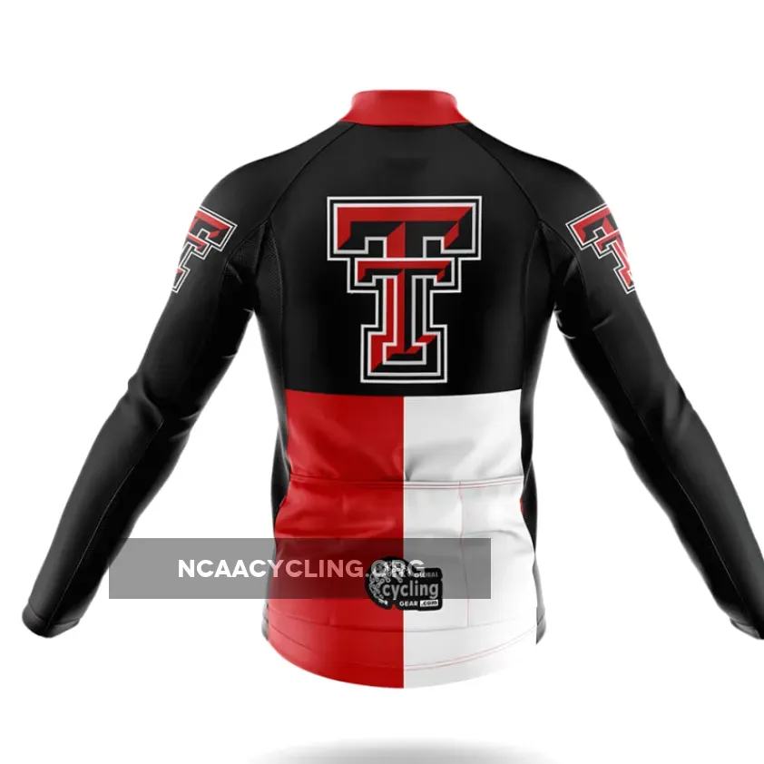 Texas Tech TX Long Sleeve Cycling Jersey Restock Texas Tech TX Long Sleeve Cycling Jersey Restock