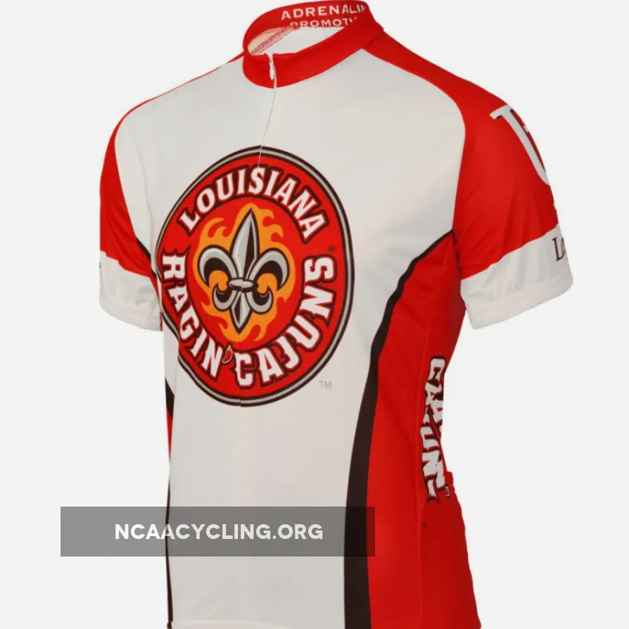 NCAA UL Lafayette, ULL Louisiana Ragin' Cajuns Short Sleeve Cycling Jerseys