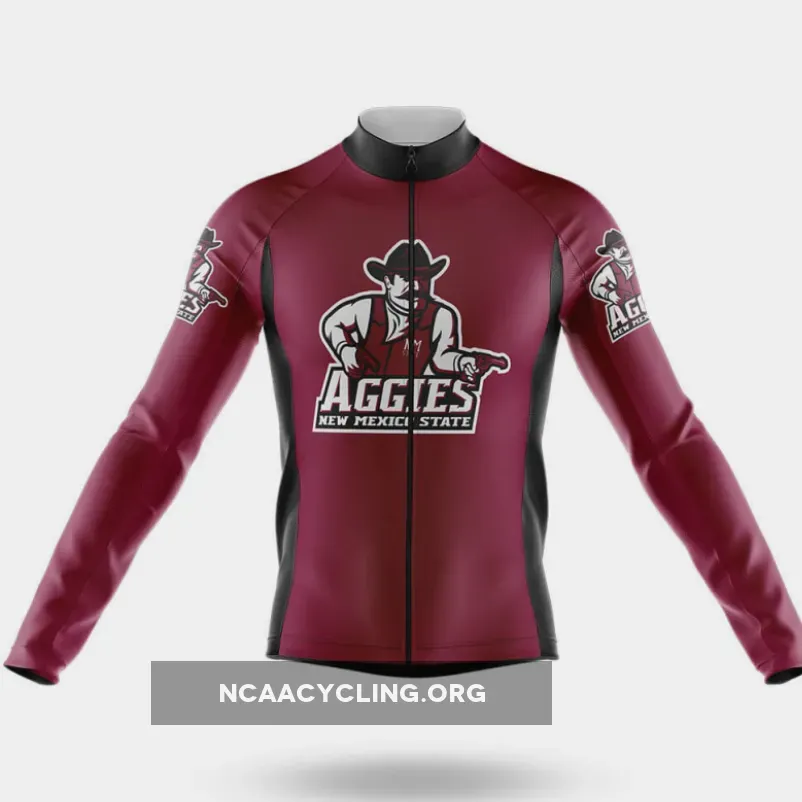 New Mexico State Aggies Long Sleeve Cycling Jersey For Sale
