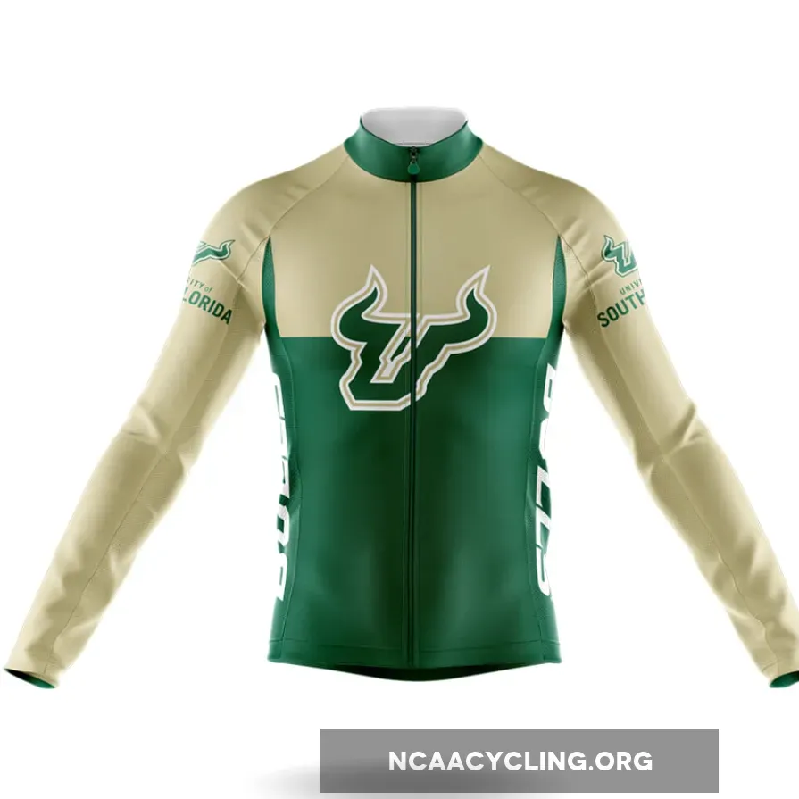 University of South Florida Long Sleeve Cycling Jersey Ver.2