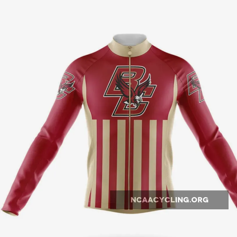 Boston College USA Long Sleeve Cycling Jersey Only
