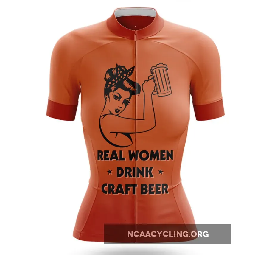 Women Drink Craft Beer - Women's Cycling / Jersey Only